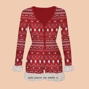Beyoncé BEEN COUNTRY Fur Romper PJ • Official SOLD OUT Holiday Merch • LARGE
